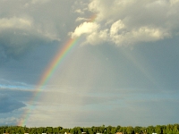 15015CrLe - Thunderheads and rainbows over Sturgeon Lake.JPG